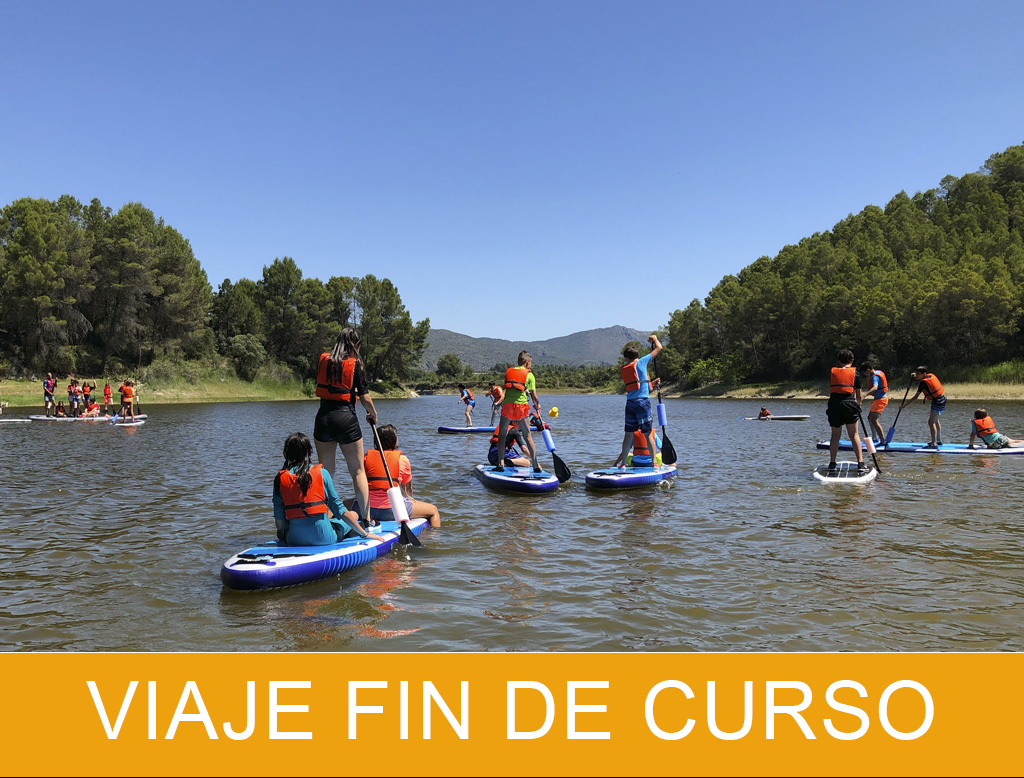 Viaje fin de curso a Planes para grupos escolares y que quieran realizar actividades náuticas y tener un encuentro con la naturaleza.